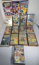 Lote de 13 fitas VHS Pokemon Johto Journeys + férias de inverno 2 e filmes 2-3 comprar usado  Enviando para Brazil