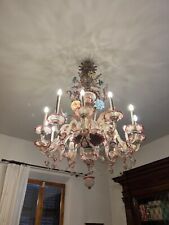 Meraviglioso lampadario vetro usato  Firenze