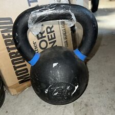 35 libras 16 kg Kettlebell Peso Entrenamiento Ejercicio Gimnasio Fitness Hierro Fundido Polvo Abrigo, usado segunda mano  Embacar hacia Argentina