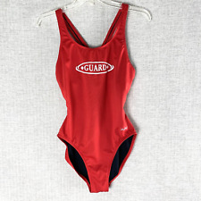 Maiô MAO Lifeguard vermelho peça única 38 Racerback Guard, usado comprar usado  Enviando para Brazil