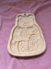 Terra Cotta Bear Cookie Mold, used for sale  Shipping to South Africa