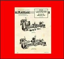 Metal Lathe Instructions & Parts Manual Fits ATLAS/CRAFTSMAN 6"  NO. 618 for sale  Shipping to South Africa