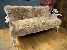 Unique sheepskin bergere for sale  LONDON