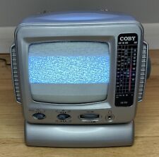 Coby CX-TV1 5" CRT Television with FM/AM Radio Tested for sale  Shipping to South Africa