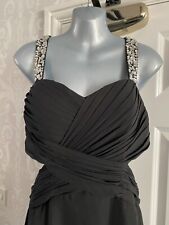 Black Sparkle and cut out bridesmaid party black tie Prom dress size approx. 12 for sale  Shipping to South Africa