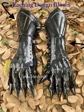 Medieval Gauntlet Gloves Set Wearable Costume Steel Armor Gloves Cosplay Larp Gi, used for sale  Shipping to South Africa