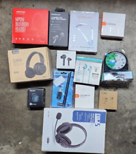 LOTE DE 13 mezclas de auriculares electrónicos de consumo TAL CUAL (leer descripción) segunda mano  Embacar hacia Mexico