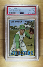 1967 Topps #369 Jim Catfish Hunter PSA 6 EX-MT *Kansas City Athletics* for sale  Shipping to South Africa