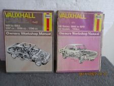 Haynes manuals vauxhall for sale  POOLE