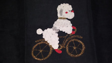 Poodle vintage embroidered for sale  Phoenix