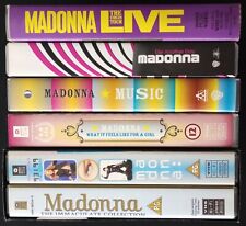 Pacote com 6 singles e importações de vídeo VHS Madonna comprar usado  Enviando para Brazil