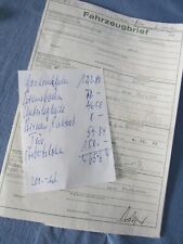 Mercedes strich fahrzeugbrief gebraucht kaufen  Weilburg