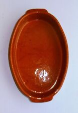 Terracotta oval dish for sale  CREWE