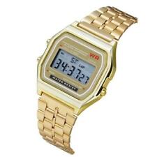 Retro Classic Unisex Women's Men's Stainless Steel Digital LED Wrist Watch Gift, used for sale  Shipping to South Africa