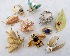 Lote de alfinetes de insetos vintage insetos voadores traça de abelha besouro Joan Rivers LIA não assinado comprar usado  Enviando para Brazil