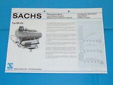 Sachs typenblatt 423 gebraucht kaufen  Lorch