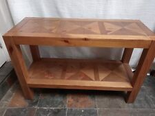 A Pine Woodblock Console /Hall/Side Table * for sale  Shipping to South Africa