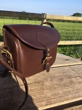 Leather cartridge bag for sale  Shipping to Ireland