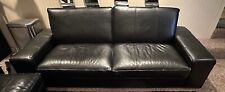 leather couch 7ft sofa for sale  Pittsburgh