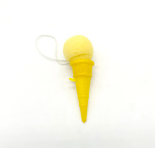  Bola de cono de helado en taza de juguete, plástico/esponja, amarillo segunda mano  Embacar hacia Argentina