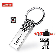 Mini Flash Pendrive Lenovo USB 2TB Metal USB 3.0 Alta Velocidad + Adaptador Gratuito segunda mano  Embacar hacia Argentina