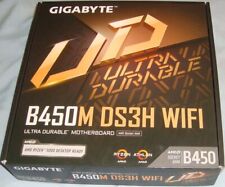 Gigabyte B450M DS3H Wifi AMD/AM4 gaming motherboard micro ATX open box for sale  Shipping to South Africa