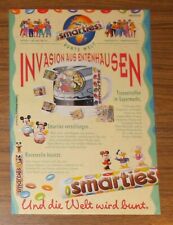 Rare Advertising SMARTIES Cup Invasion from Duck Houses Donald Duck Mickey 1992 for sale  Shipping to South Africa