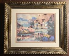 Vintage framed watercolor for sale  Dale