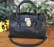 MICHAEL KORS HAMILTON BOLSA SATCHEL DE COURO MÉDIA BOLSA DE OMBRO TOTE comprar usado  Enviando para Brazil