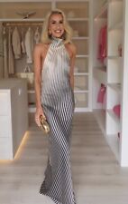 Zara striped satin d'occasion  Expédié en Belgium