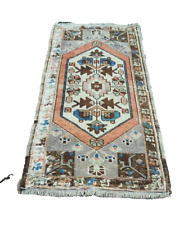 antigua alfombra turca descolorida, alfombra pequeña rústica para decoración de suelos segunda mano  Embacar hacia Argentina
