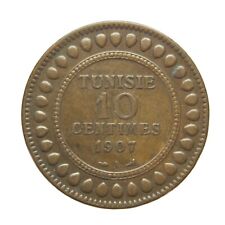 Tunisia centesimi 1907 usato  Pescara