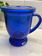 starbucks blue glass mug for sale  Marietta