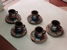 Usado, Xícara de café e pires Studio Pottery Expresso feitos à mão no antigo Egito comprar usado  Enviando para Brazil