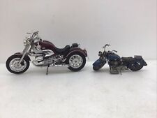 Lote de 2 réplicas de mini motocicletas BMW R1200 de plástico e fundido modelo de motocicleta comprar usado  Enviando para Brazil