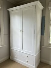 white wooden wardrobe for sale  ST. ALBANS