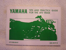 Consejos y guía de práctica Yamaha 1992 para el piloto de ATV   segunda mano  Embacar hacia Argentina