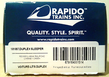 HO SCALE RAPIDO TRAINS DUPLEX SLEEPER PENNSYLVANIA RAILROAD PRR CHIMNEY CREEK for sale  Shipping to South Africa