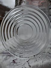 Lente de lanterna de sinal de ferrovia de vidro transparente Kopp vintage 5 L X 3 1/2 F, usado comprar usado  Enviando para Brazil