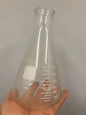 Vaso de frasco de laboratorio Pyrex Erlenmeyer 1000 ml #4980 #9 tapón segunda mano  Embacar hacia Mexico