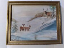 original painting deer fawns for sale  Cherry Hill