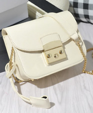 Unbranded Furla Beige Chain Clasp Bag small flap bag female small shoulder bag for sale  Shipping to South Africa