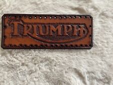 Vintage leather triumph for sale  GOSPORT