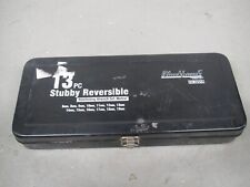 13 peças Blackhawk Stubby conjunto de chaves catraca reversíveis métricas 12 pt. BW-2251R, usado comprar usado  Enviando para Brazil