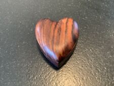 Caixa de bugigangas de coração em forma de madeira Gonçalo Alves madeira brasileira comprar usado  Enviando para Brazil