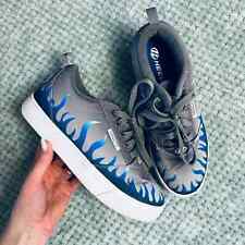 HEELYS GRAY/BLUE FIRE PRINT ROLLING SNEAKERS MENS SZ7 WOMENS 9 for sale  Shipping to South Africa