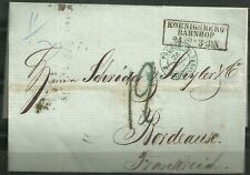 Używany, List handlowy z Królewca do Bordo 24 10 1816 na sprzedaż  PL