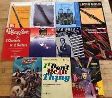 10 libros de canciones de CLARINETE BENNY GOODMAN / JAZZ / BALADAS / SWING, etc., usado segunda mano  Embacar hacia Argentina