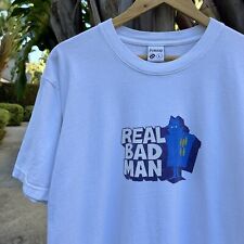 Camiseta Powers Supply Real Bad Man desenho animado gráfico streetwear raro - L 22,5x30 comprar usado  Enviando para Brazil