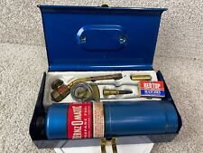 Vintage Bernz O Matic Soldering Welding Propane Torch Kits With Case Untested for sale  Shipping to South Africa